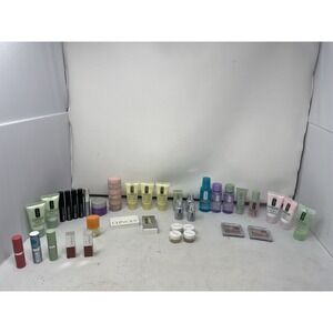 Lot of 40 Clinique Assorted Skincare Travel‎ Samples Moisture Surge Wrinkle NEW